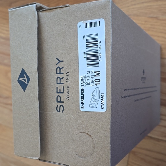 Sperry barrelfish taupe slip on shoes - Picture 7 of 7